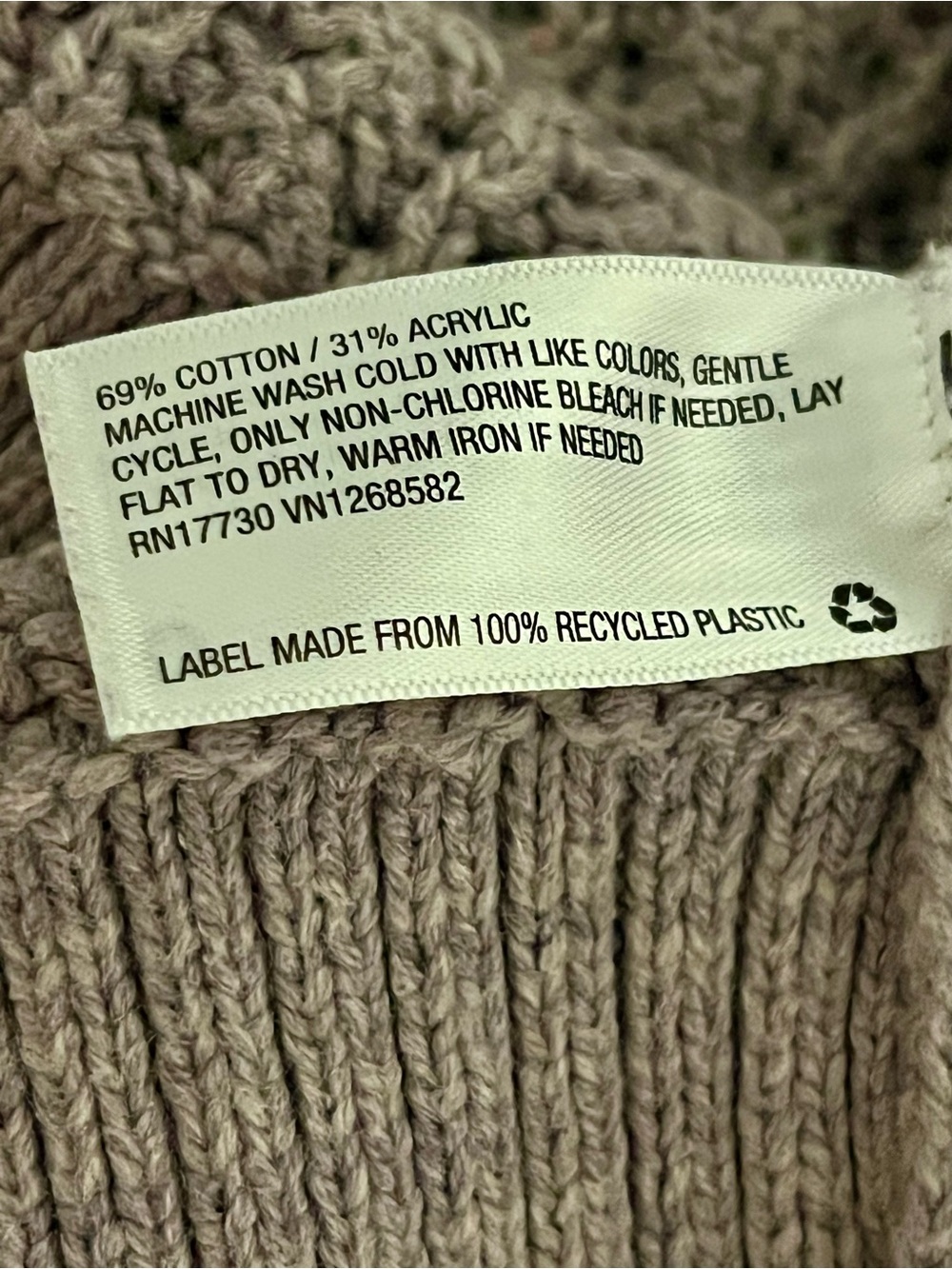 Universal Thread Lavender Knit Crewneck Sweater - Mauve Tone - Picture 4 of 4